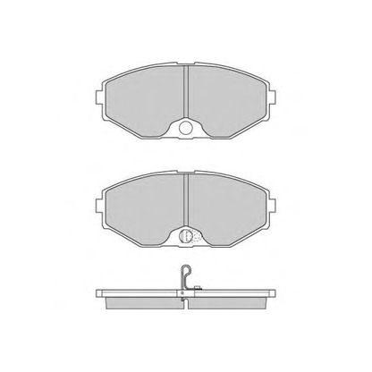 Zdjęcie Zestaw klocków hamulcowych, hamulce tarczowe E.T.F. 120698