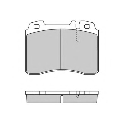 Photo Brake Pad Set, disc brake E.T.F. 120709