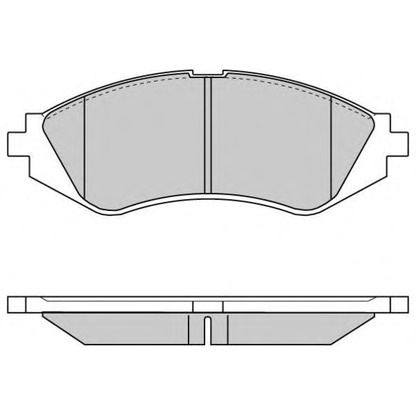 Photo Brake Pad Set, disc brake E.T.F. 120718