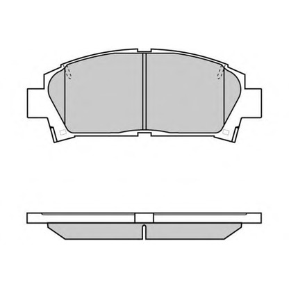 Zdjęcie Zestaw klocków hamulcowych, hamulce tarczowe E.T.F. 120752