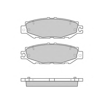 Zdjęcie Zestaw klocków hamulcowych, hamulce tarczowe E.T.F. 120753