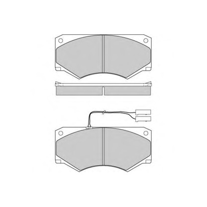 Photo Brake Pad Set, disc brake E.T.F. 120769