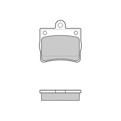Zdjęcie Zestaw klocków hamulcowych, hamulce tarczowe E.T.F. 120771