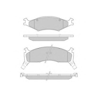 Foto Bremsbelagsatz, Scheibenbremse E.T.F. 120772