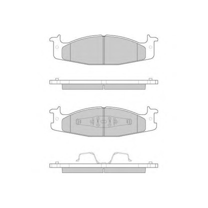 Photo Brake Pad Set, disc brake E.T.F. 120795