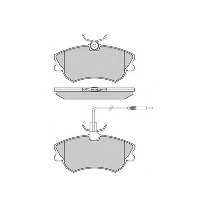 Zdjęcie Zestaw klocków hamulcowych, hamulce tarczowe E.T.F. 120801