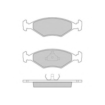 Foto Kit pastiglie freno, Freno a disco E.T.F. 120822
