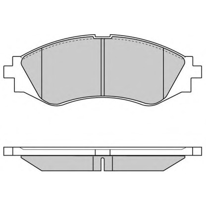 Photo Brake Pad Set, disc brake E.T.F. 120833