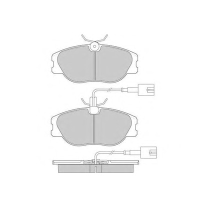 Foto Kit pastiglie freno, Freno a disco E.T.F. 120863
