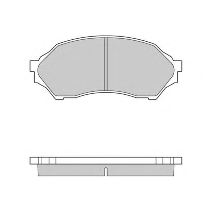 Photo Brake Pad Set, disc brake E.T.F. 120895