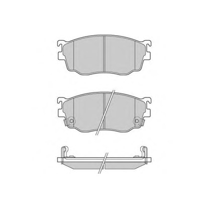 Zdjęcie Zestaw klocków hamulcowych, hamulce tarczowe E.T.F. 120912