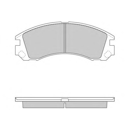 Photo Brake Pad Set, disc brake E.T.F. 120953