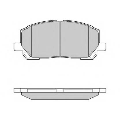 Zdjęcie Zestaw klocków hamulcowych, hamulce tarczowe E.T.F. 120989