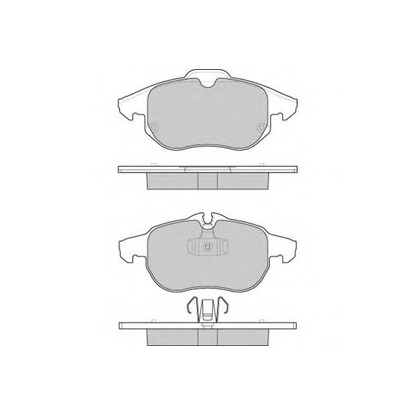 Photo Brake Pad Set, disc brake E.T.F. 121014