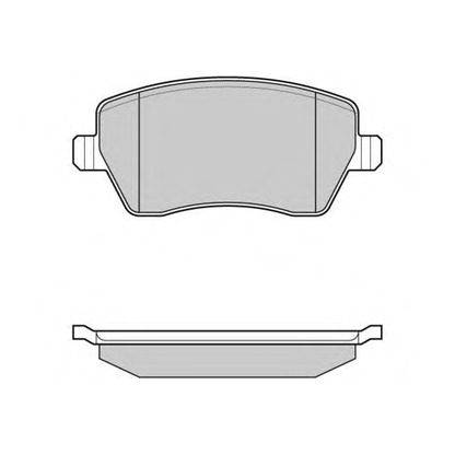 Photo Brake Pad Set, disc brake E.T.F. 121026