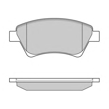 Photo Brake Pad Set, disc brake E.T.F. 121072