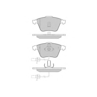 Zdjęcie Zestaw klocków hamulcowych, hamulce tarczowe E.T.F. 121081