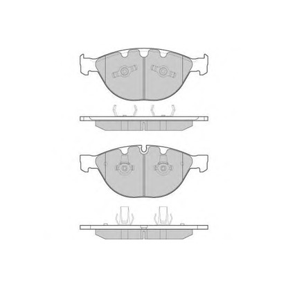Zdjęcie Zestaw klocków hamulcowych, hamulce tarczowe E.T.F. 121095