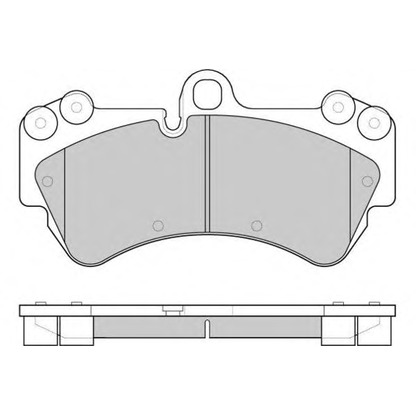 Photo Brake Pad Set, disc brake E.T.F. 121098