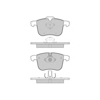 Photo Brake Pad Set, disc brake E.T.F. 121109