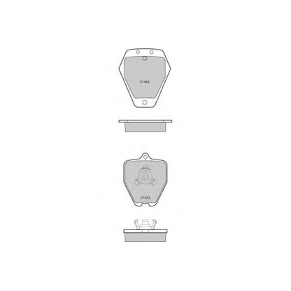 Photo Brake Pad Set, disc brake E.T.F. 121120