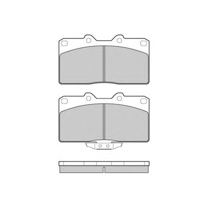 Zdjęcie Zestaw klocków hamulcowych, hamulce tarczowe E.T.F. 121128