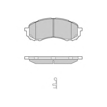 Photo Brake Pad Set, disc brake E.T.F. 121141