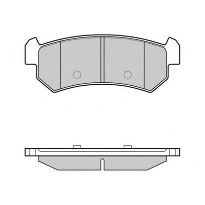 Photo Brake Pad Set, disc brake E.T.F. 121148