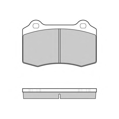 Zdjęcie Zestaw klocków hamulcowych, hamulce tarczowe E.T.F. 121155