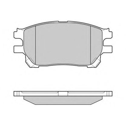 Фото Комплект тормозных колодок, дисковый тормоз E.T.F. 121191