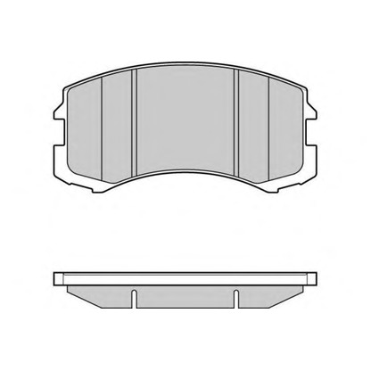 Photo Brake Pad Set, disc brake E.T.F. 121192