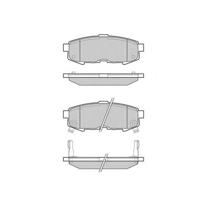 Zdjęcie Zestaw klocków hamulcowych, hamulce tarczowe E.T.F. 121233