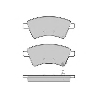 Photo Brake Pad Set, disc brake E.T.F. 121242