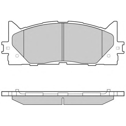 Photo Brake Pad Set, disc brake E.T.F. 121253