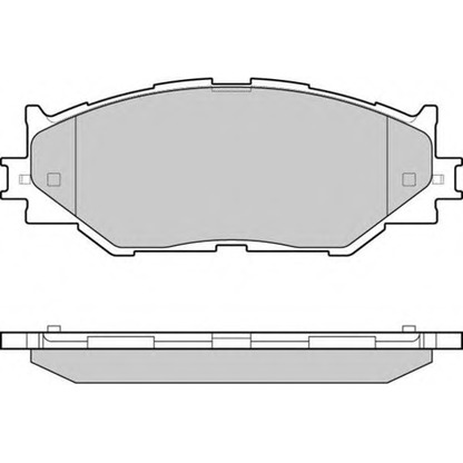 Photo Brake Pad Set, disc brake E.T.F. 121254