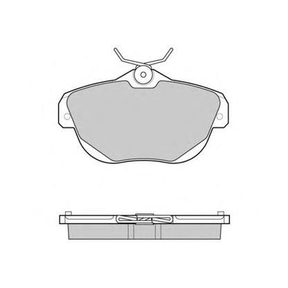 Photo Brake Pad Set, disc brake E.T.F. 121262