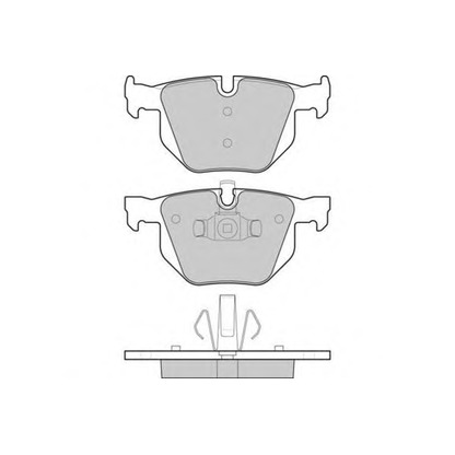 Photo Brake Pad Set, disc brake E.T.F. 121263