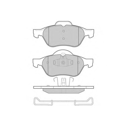 Photo Brake Pad Set, disc brake E.T.F. 121264