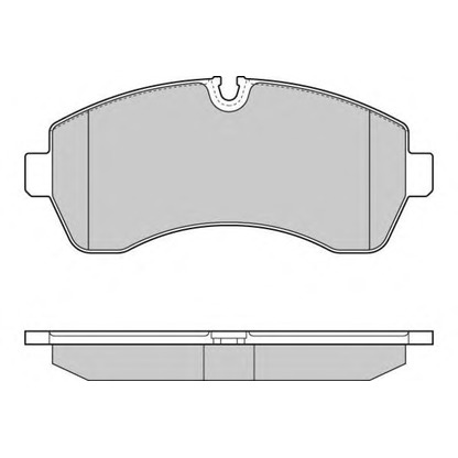 Фото Комплект тормозных колодок, дисковый тормоз E.T.F. 121290