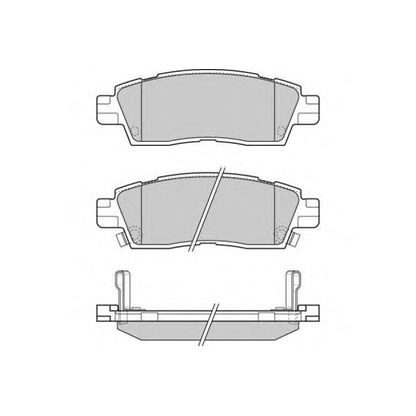 Photo Brake Pad Set, disc brake E.T.F. 121309