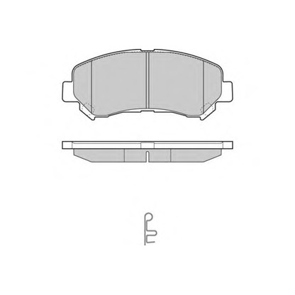 Zdjęcie Zestaw klocków hamulcowych, hamulce tarczowe E.T.F. 121321