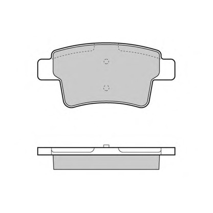 Photo Brake Pad Set, disc brake E.T.F. 121331