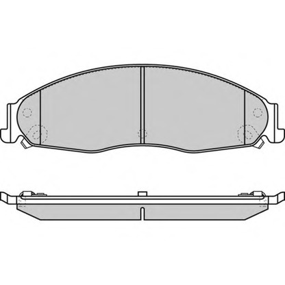 Photo Brake Pad Set, disc brake E.T.F. 121344