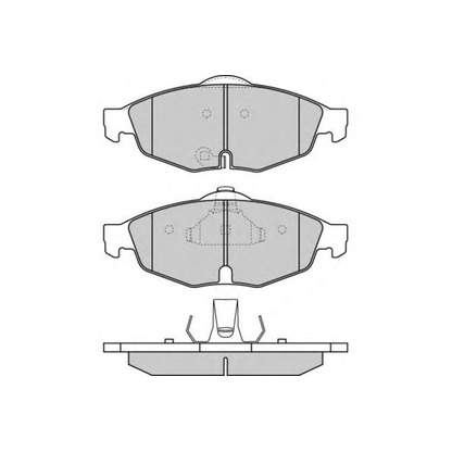 Photo Brake Pad Set, disc brake E.T.F. 121346