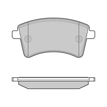 Photo Brake Pad Set, disc brake E.T.F. 121367