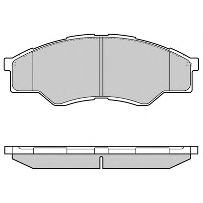 Photo Brake Pad Set, disc brake E.T.F. 121375