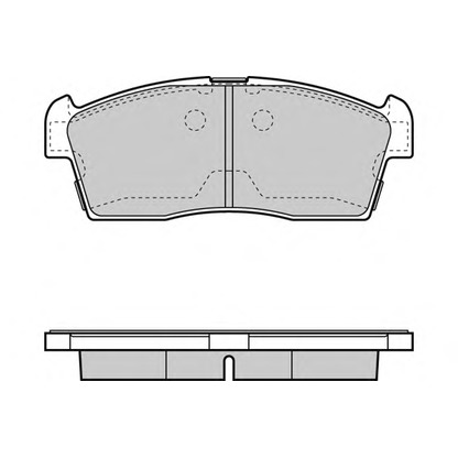 Photo Brake Pad Set, disc brake E.T.F. 121380