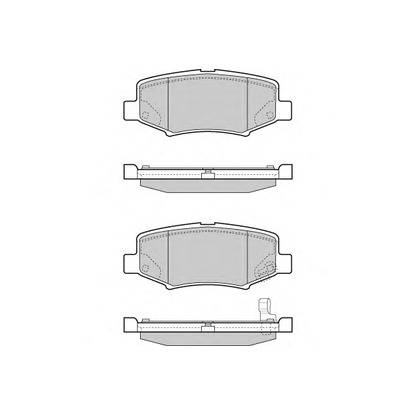 Photo Brake Pad Set, disc brake E.T.F. 121398