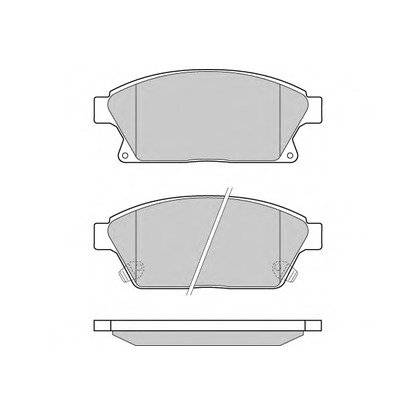 Photo Brake Pad Set, disc brake E.T.F. 121405