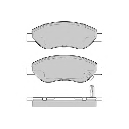 Zdjęcie Zestaw klocków hamulcowych, hamulce tarczowe E.T.F. 121407